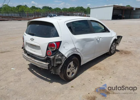 2014 Chevrolet Sonic Ls Auto z USA, uszkodzony, nr VIN 1G1JA6SH8E4132939